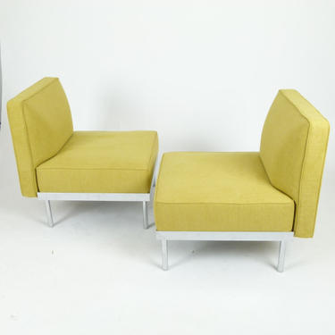 Casprini Chrome Lounge Chairs