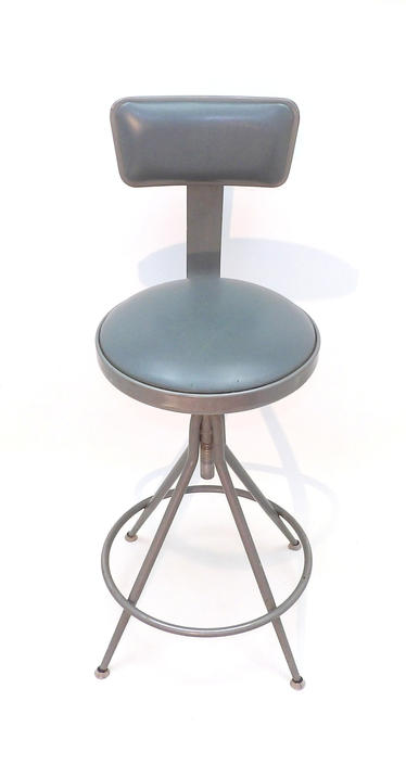 Mid Century Modern Industrial Drafting Stool Chair Swivel