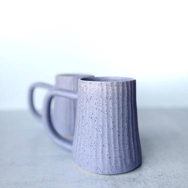 Fluted Lavender Mug 