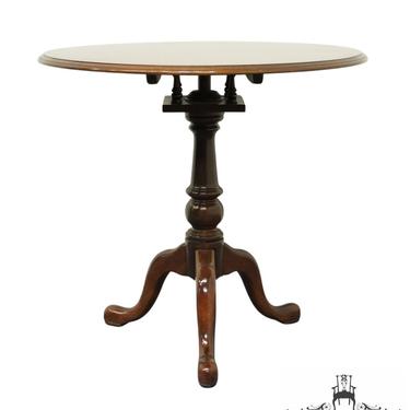 ETHAN ALLEN Georgian Court Solid Cherry 30" Tilt Top Accent Table 11-8203 