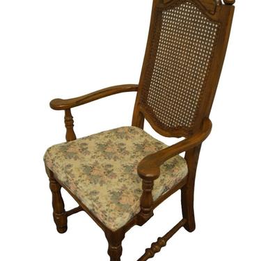 Thomasville Furniture Manuscript Collection Cane Back Dining Arm Chair 2121-863-864 