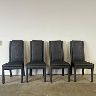 Vintage Modern Highback Dining Chairs by Bernhardt 