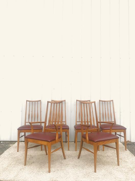 Keller mid discount century dining chairs