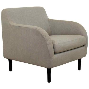 Contemporary Modern Gray Club Lounge Joacim Armchair by Dux 