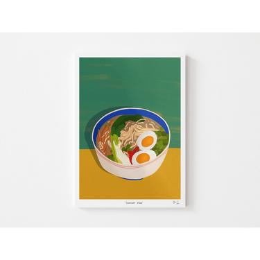 &quot;Comfort Food&quot; Ramen Art Print