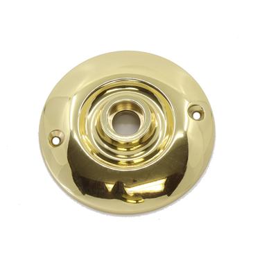 Large Size Rosette for Adapter Set – Lacquered Brass