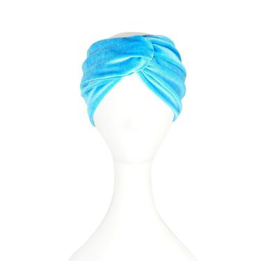 Aqua Velvet Twist Headband 