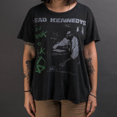 Vintage 80's Dead Kennedys Too Drunk To Fuck T-Shirt | Mills