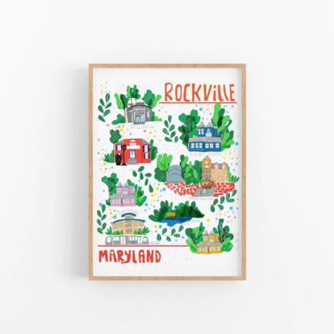 Rockville, Maryland | Favorite Places | Cubicle Decor | Wall Art 