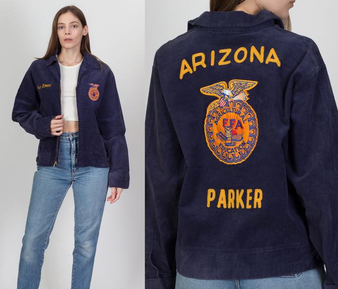 Vintage 1970s FFA Arizona Parker Corduroy Jacket - Men's Large, 44