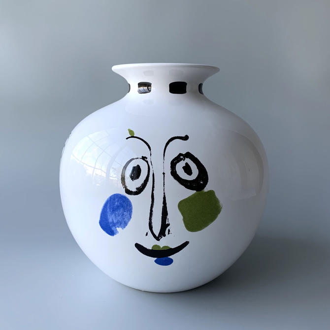 送関込 Picasso Living (Face)1963 花瓶 - 花瓶