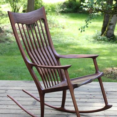 Walnut Rocking Chair - Maloof Inspired 
