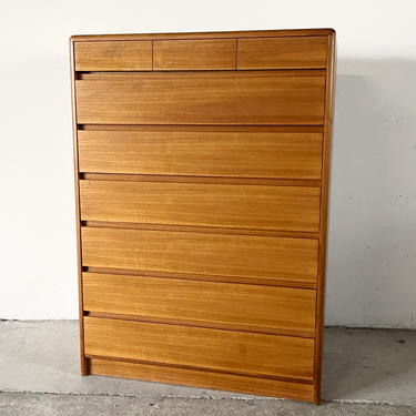 Scandinavian Modern Highboy Dresser by Nordisk 