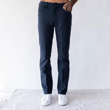 Vintage 70s LEVIS 517 Navy Blue Sta Prest Bootcut | The Vault 1969 