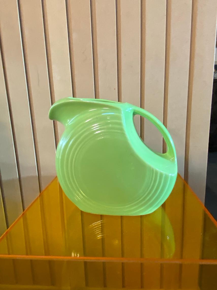 Chartreuse Fiesta Water Pitcher Vintage Fiesta Chartreuse (Older