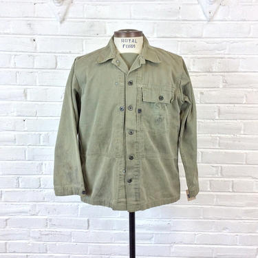Size M - L Vintage 1940s WW2 USMC P-44 Herringbone | Briar Vintage 