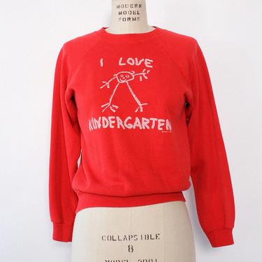 I Love Kindergarten Soft Sweatshirt XS-M