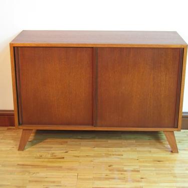 A MCM Teak Danish Micro Credenza Sideboard Night Stands 1960-70s 