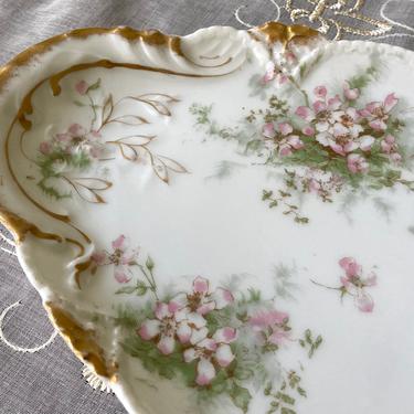 Theodore Haviland Oval Flowered Platter 