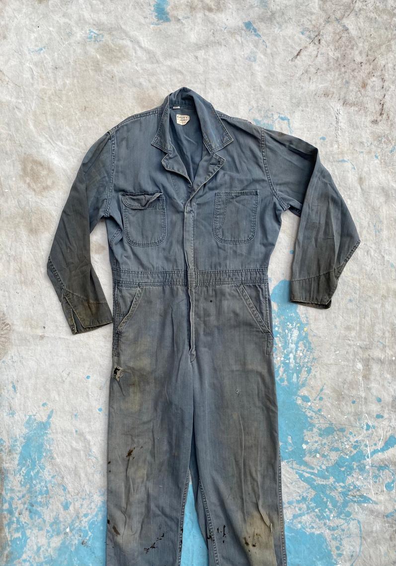ジャケット・アウター 50's Aldens Vintage Coveralls Vintage 1950's/60's ANTHONY'S BUCKHIDE Coveralls / John Zink
