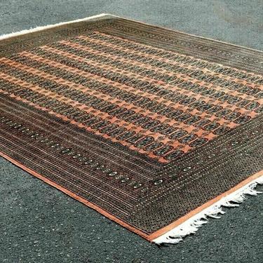 Traditional Vintage Bokhara Wide Large Wool Area Rug Carpet Rectangular Beige 