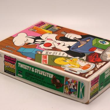 vintage Whitman Tweety and Sylvester jigsaw puzzle/warner bros inc/1981 