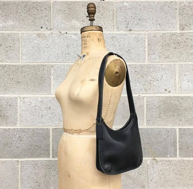 Vintage Coach Bag Retro 1990s Ergo Legacy + 9920 + Black +