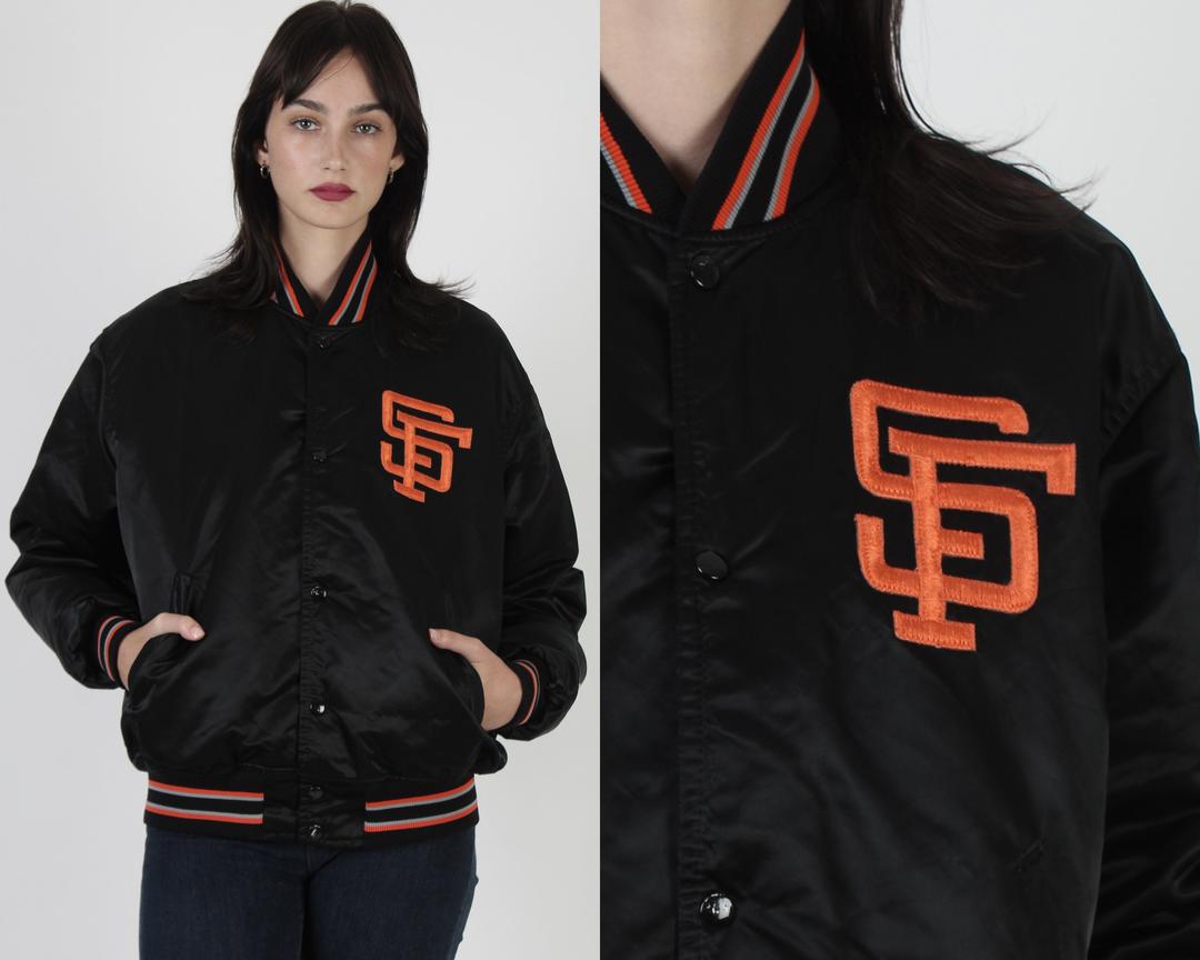 Bomber Satin Starter San Francisco Giants Jacket - Jackets Masters