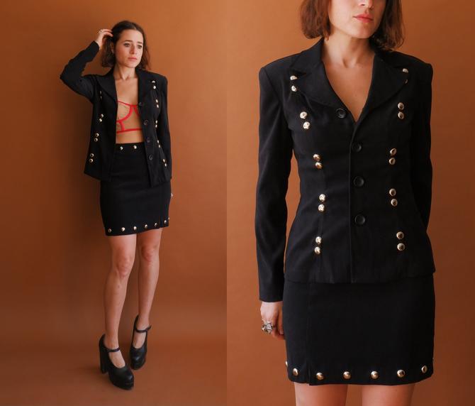 90s mini outlet skirt suit