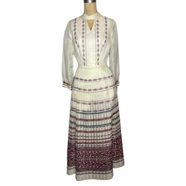 1970s Alfred Shaheen dress 