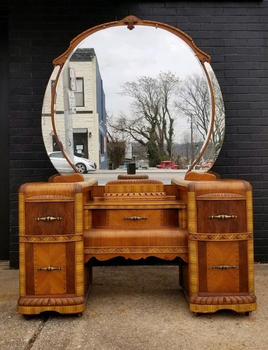 Art Deco Waterfall Vanity Wishbone Reserve Baltimore MD
