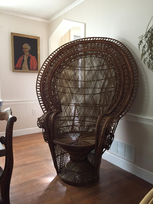 Wicker cobra chair hot sale