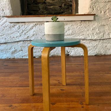 Mid century side table thonet bentwood table mid century end table 