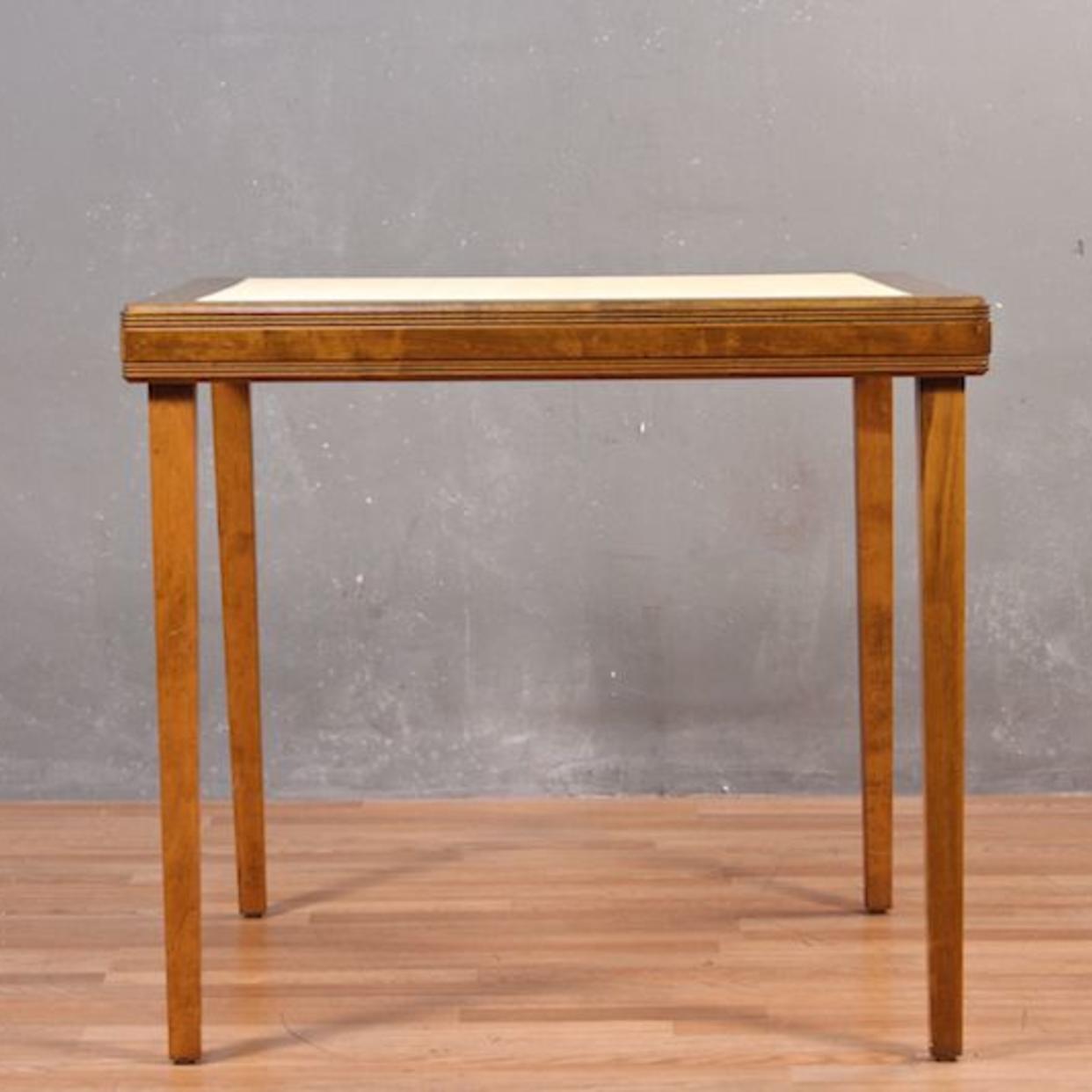 Norquist Coronet Mid Century Folding Card Table | Furnish Green ...