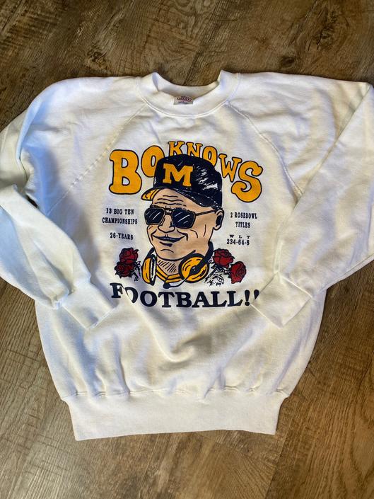 Vintage University of Michigan Wolverines Crewneck 80s 90s