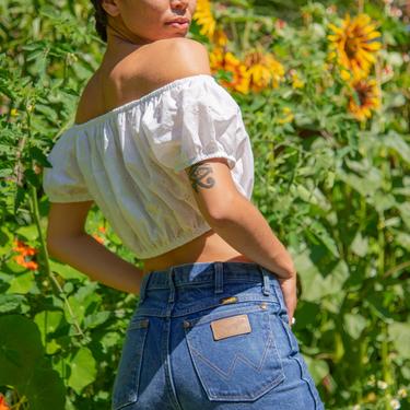 Vintage High Waisted Jeans, Distressed 70's Rustler Jeans, 29 30 Waist,  Slim Fit Straight Leg Country Boho Boyfriend Jeans, Mom Jeans 