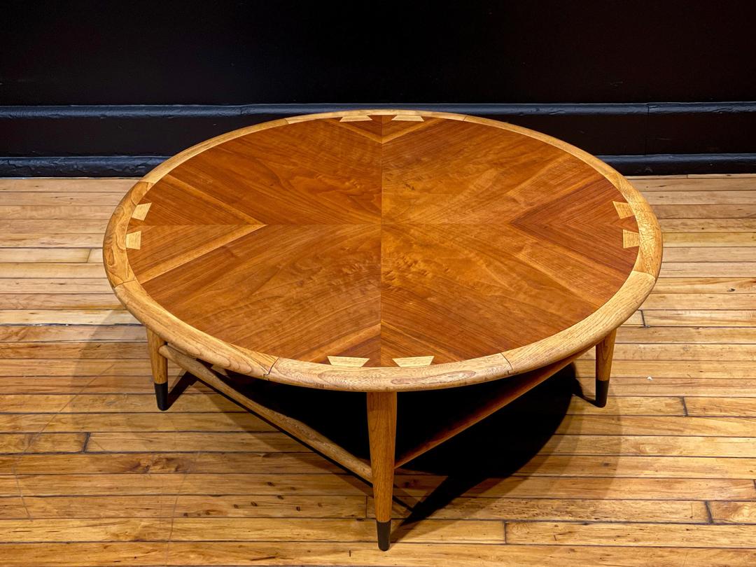 Restored Lane Acclaim Round Coffee Table - Mid Century Modern ...