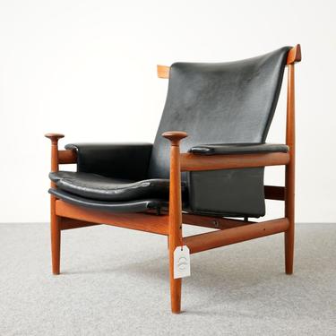 Teak &amp;quot;Bwana&amp;quot; Lounge Chair, by Finn Juhl for France &amp; Son - (D695) 