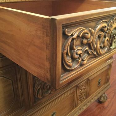 SOLD! Antique Charles Sligh Rococo Dresser by CalVintageDesigns