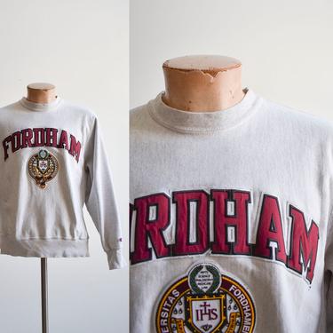 Vintage Fordham University Pullover Sweatshirt 