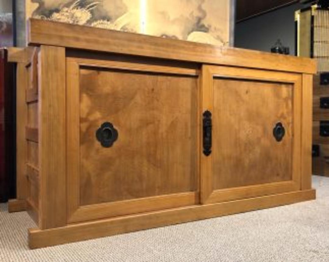 Antique Japanese A Single Piece Of Futon Tansu Chest Kuraya Japanese