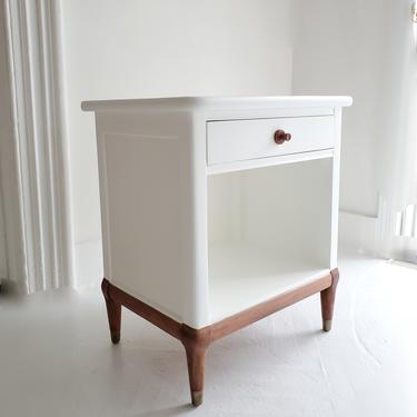 Vintage mid century side table, nightstand 