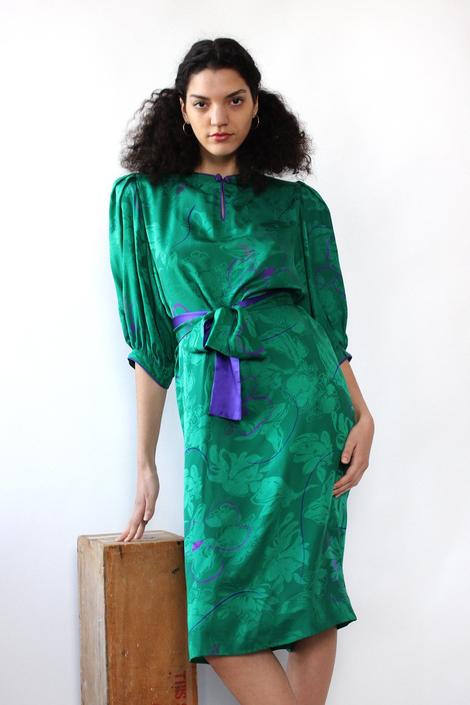 Jordan Jersey Dress  Emerald Casablancas - Tucker