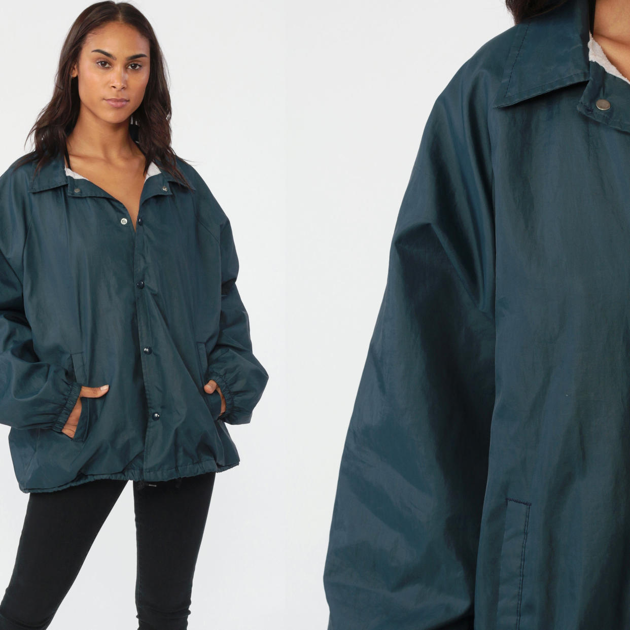 す*け様 WINDANDSEA BLOUSON / Navy(LT80-29) Navy Windbreaker Jacket -- Snap Up Jacket 80s | Shop Exile