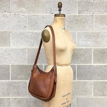 vintage coach old round brown ワンショルダー Vintage Coach Crossbody Bag Retro 1990s Genuine Leather +