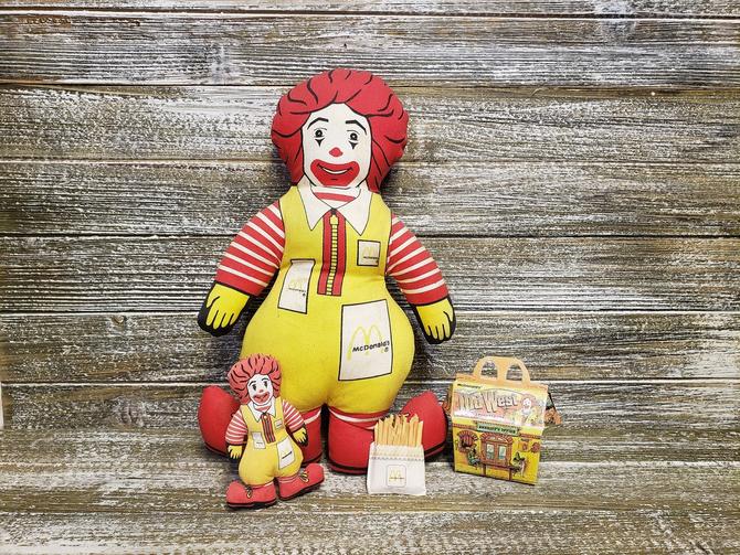 Ronald mcdonald toy doll clearance