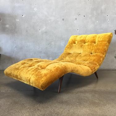 Mid Century Modern Wave Chaise Lounge - HOLD