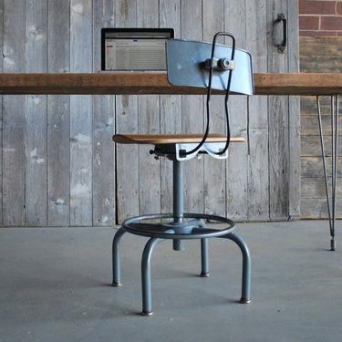 Vintage modern desk with mid century Hairpin legs with 1 drawer included, 48&quot; l x 26&quot; w x 30&quot; h, 1.65&quot; top 