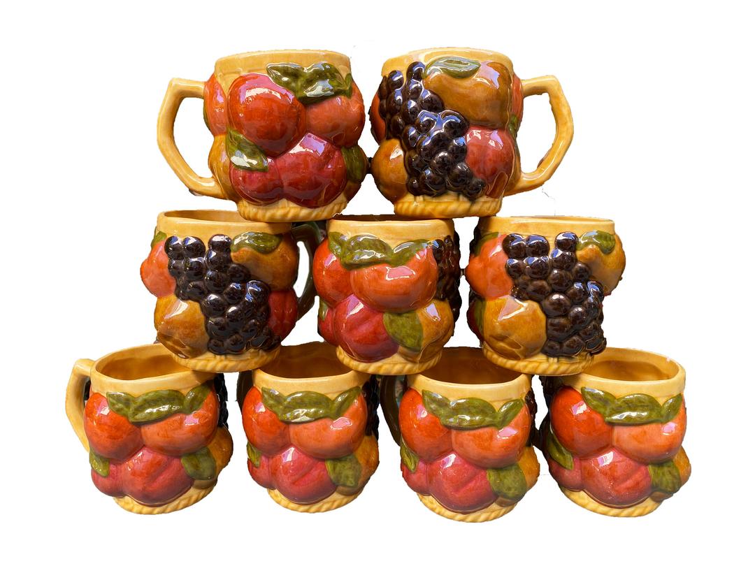 Handmade Mugs Handmade Pottery Fruit Pottery Fruit Filosaphy