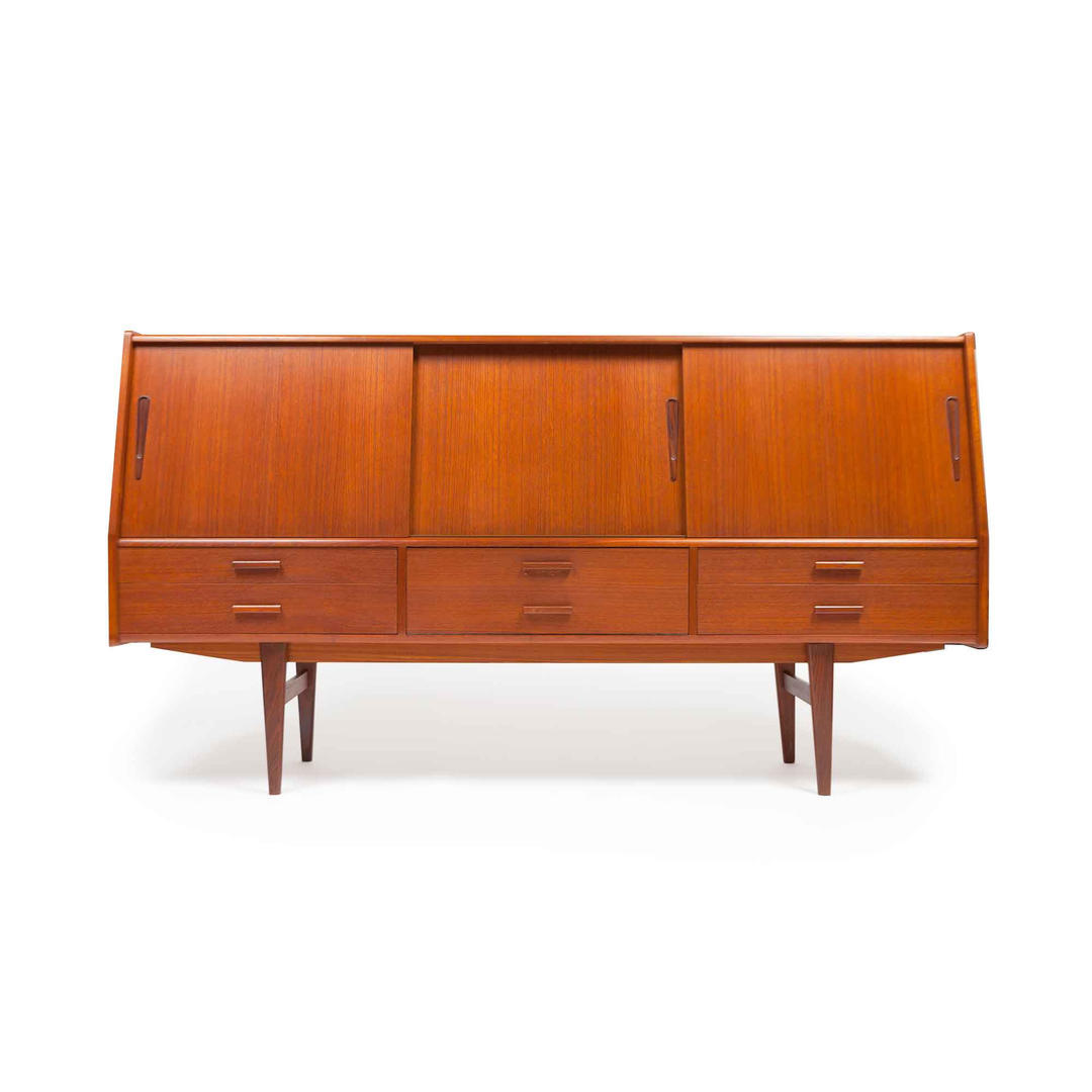 Vintage Danish MidCentury Tall Sideboard/Credenza Midcentury Modern